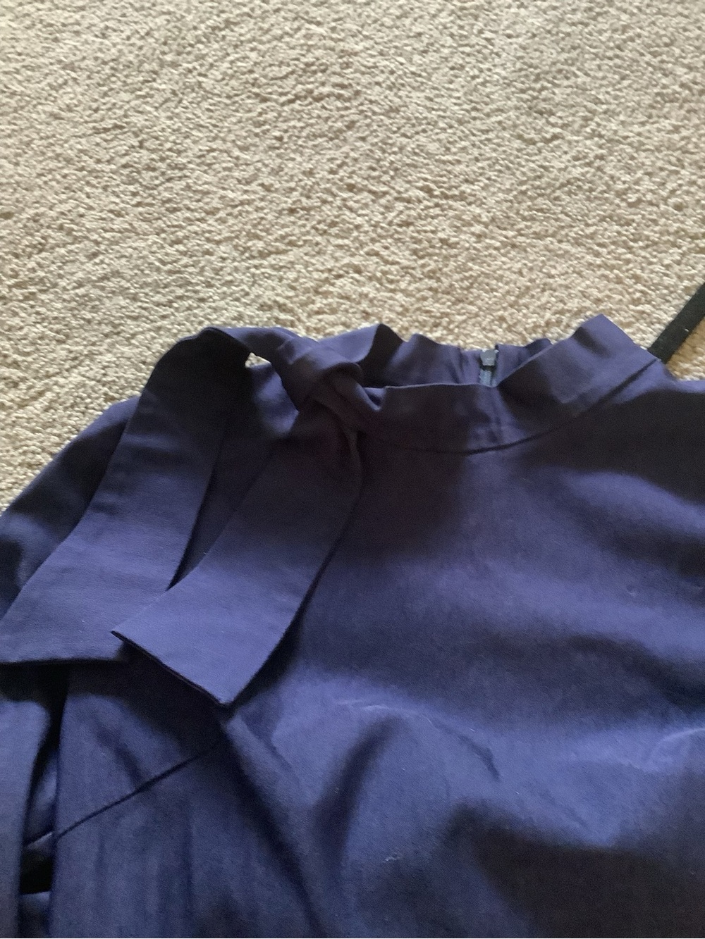 MUXXN Women's 1950s Vintage Tie Neck Formal Cocktail Dress with Pockets, M - Picture 4 of 5